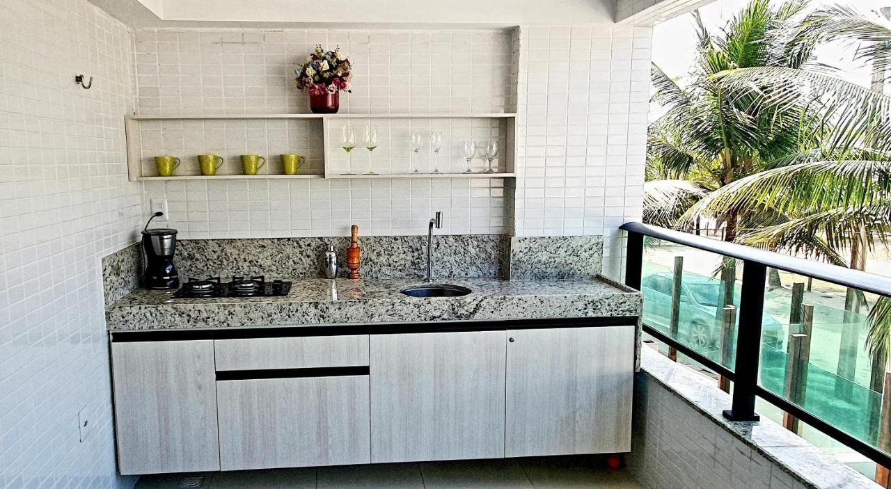 Tabatinga Residence Flat beira Mar Conde  Bagian luar foto