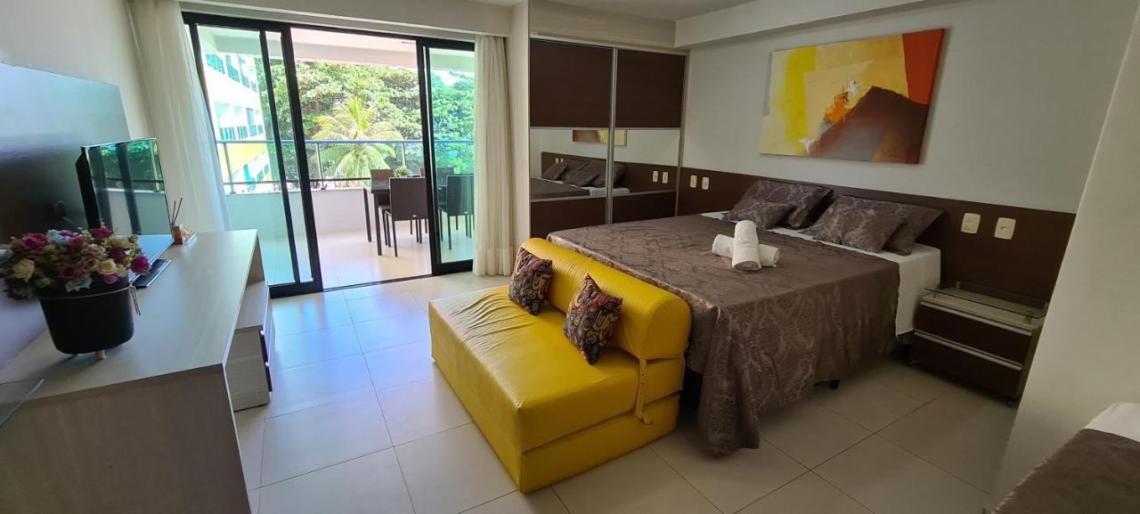 Tabatinga Residence Flat beira Mar Conde  Bagian luar foto
